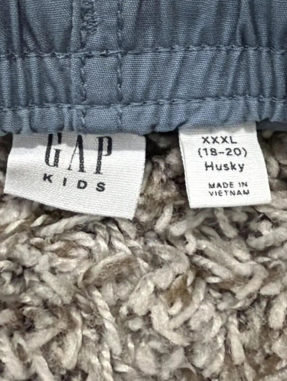 GAP Kids Boys Pull on Twill Shorts XXXL Husky Light Gray